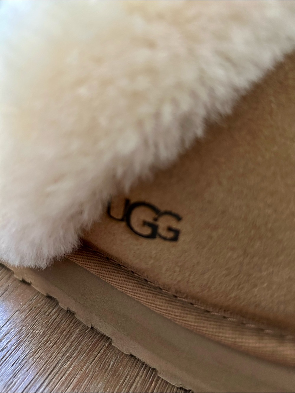 UGG Women's Disquette Slippers Chestnut - Picture 2 of 7